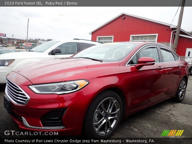 2019 Ford Fusion SEL in Ruby Red