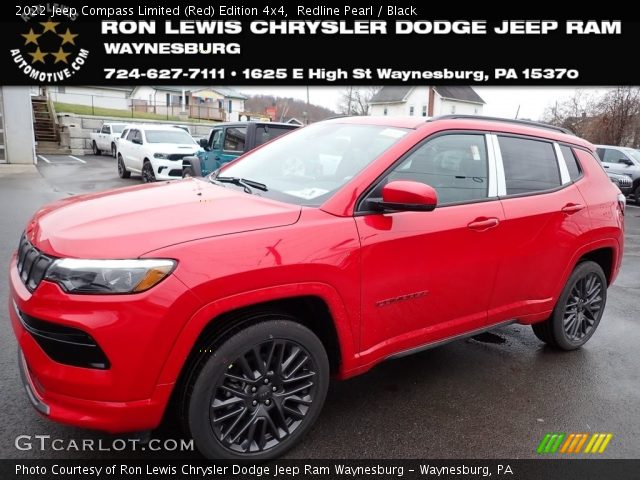 2022 Jeep Compass Limited (Red) Edition 4x4 in Redline Pearl