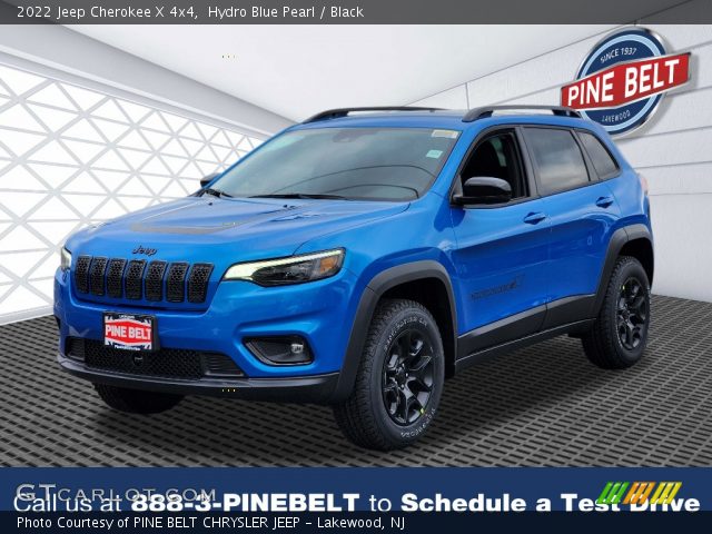 2022 Jeep Cherokee X 4x4 in Hydro Blue Pearl