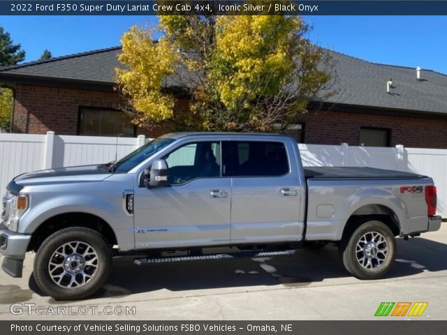 2022 Ford F350 Super Duty Lariat Crew Cab 4x4 in Iconic Silver