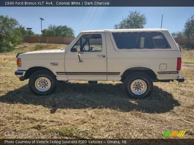 1990 Ford Bronco XLT 4x4 in Colonial White