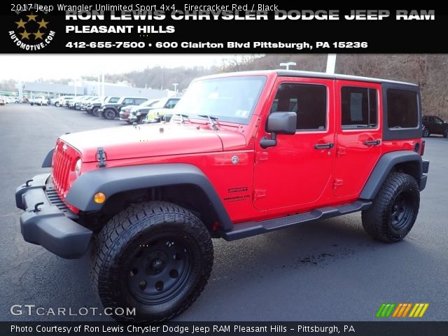 2017 Jeep Wrangler Unlimited Sport 4x4 in Firecracker Red