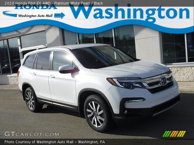 2020 Honda Pilot EX AWD in Platinum White Pearl