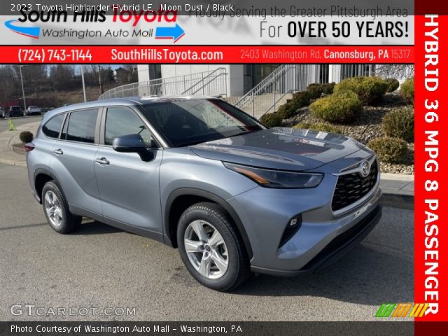 2023 Toyota Highlander Hybrid LE in Moon Dust