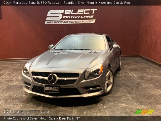 2014 Mercedes-Benz SL 550 Roadster in Paladium Silver Metallic