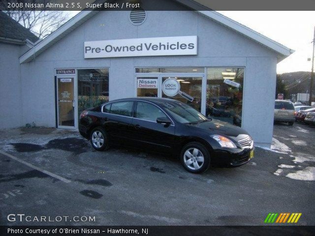 2008 Nissan Altima 2.5 S in Super Black