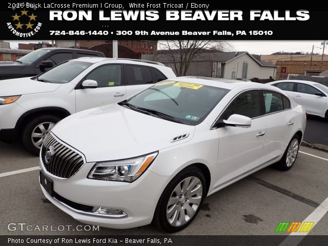 2016 Buick LaCrosse Premium I Group in White Frost Tricoat