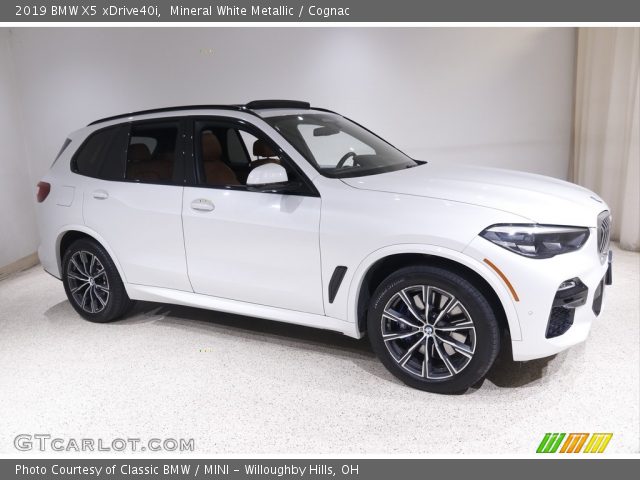 2019 BMW X5 xDrive40i in Mineral White Metallic