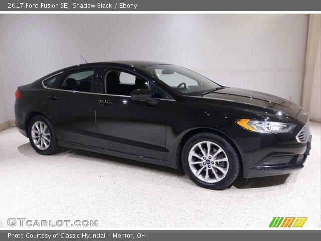 2017 Ford Fusion SE in Shadow Black