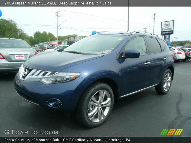 2009 Nissan Murano LE AWD in Deep Sapphire Metallic