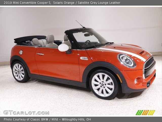 2019 Mini Convertible Cooper S in Solaris Orange