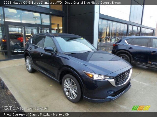 2023 Mazda CX-5 Turbo Signature AWD in Deep Crystal Blue Mica