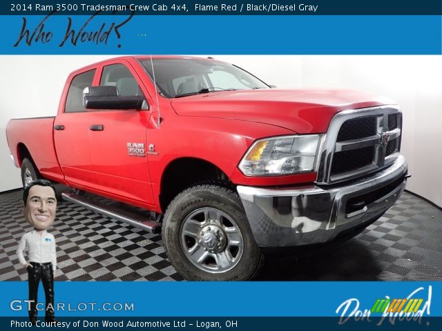 2014 Ram 3500 Tradesman Crew Cab 4x4 in Flame Red