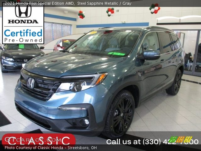 2021 Honda Pilot Special Edition AWD in Steel Sapphire Metallic