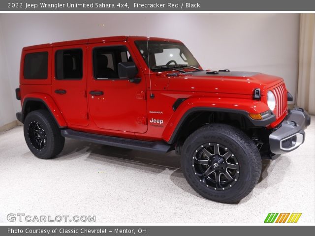 2022 Jeep Wrangler Unlimited Sahara 4x4 in Firecracker Red