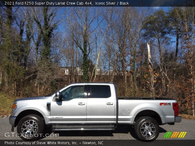 2021 Ford F250 Super Duty Lariat Crew Cab 4x4 in Iconic Silver