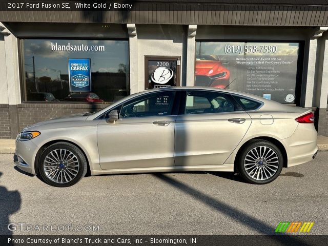 2017 Ford Fusion SE in White Gold