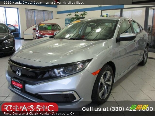 2020 Honda Civic LX Sedan in Lunar Silver Metallic