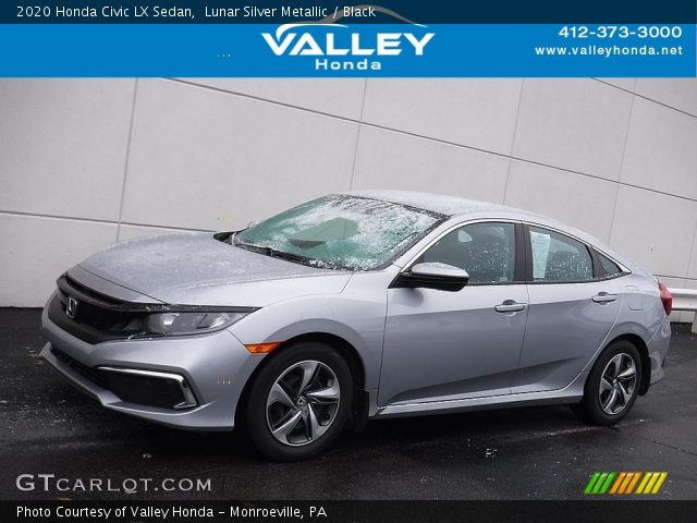 2020 Honda Civic LX Sedan in Lunar Silver Metallic
