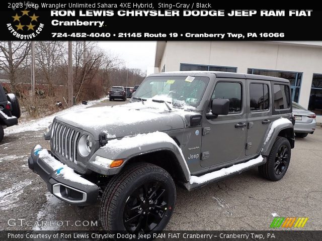 2023 Jeep Wrangler Unlimited Sahara 4XE Hybrid in Sting-Gray