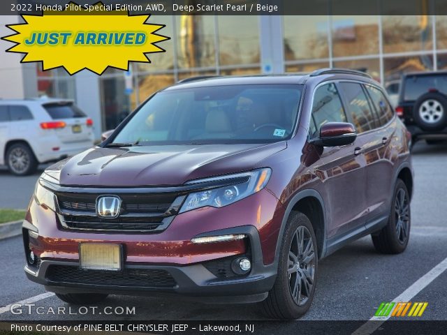 2022 Honda Pilot Special Edition AWD in Deep Scarlet Pearl