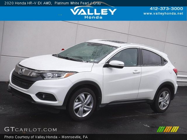 2020 Honda HR-V EX AWD in Platinum White Pearl