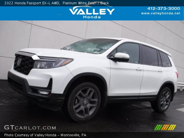 2022 Honda Passport EX-L AWD in Platinum White Pearl