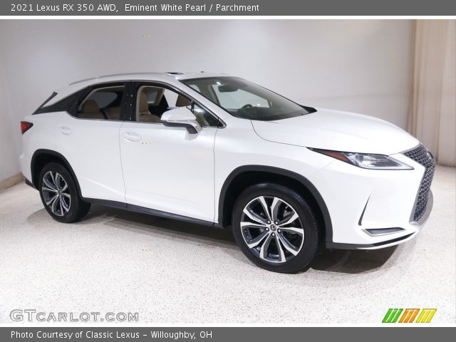 2021 Lexus RX 350 AWD in Eminent White Pearl