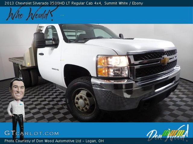 2013 Chevrolet Silverado 3500HD LT Regular Cab 4x4 in Summit White