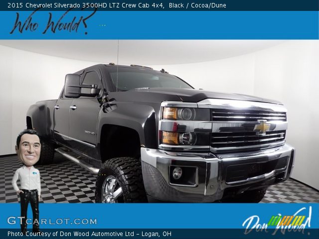 2015 Chevrolet Silverado 3500HD LTZ Crew Cab 4x4 in Black