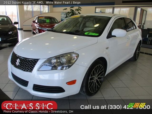 2012 Suzuki Kizashi SE AWD in White Water Pearl