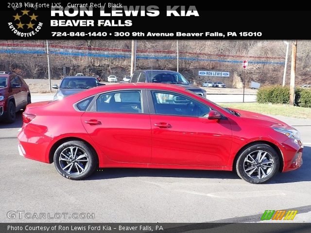 2023 Kia Forte LXS in Currant Red