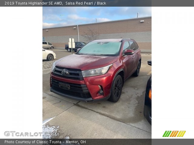 2019 Toyota Highlander SE AWD in Salsa Red Pearl