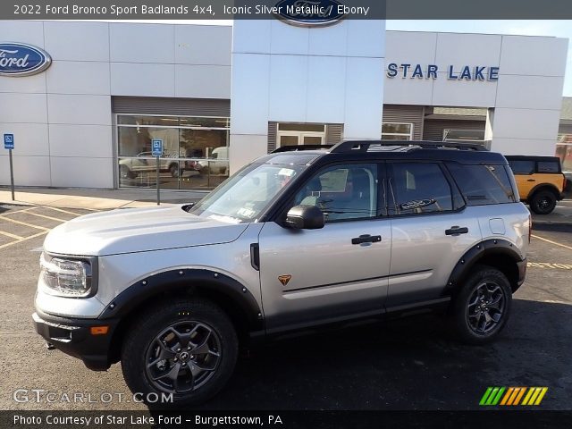 2022 Ford Bronco Sport Badlands 4x4 in Iconic Silver Metallic