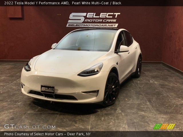 2022 Tesla Model Y Performance AWD in Pearl White Multi-Coat