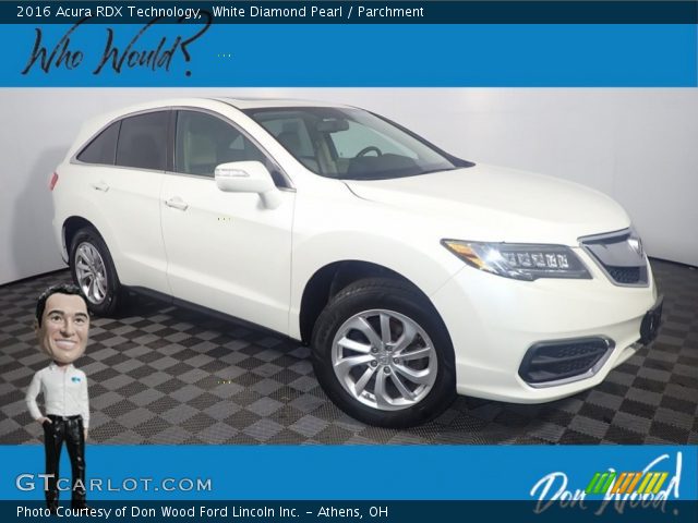 2016 Acura RDX Technology in White Diamond Pearl