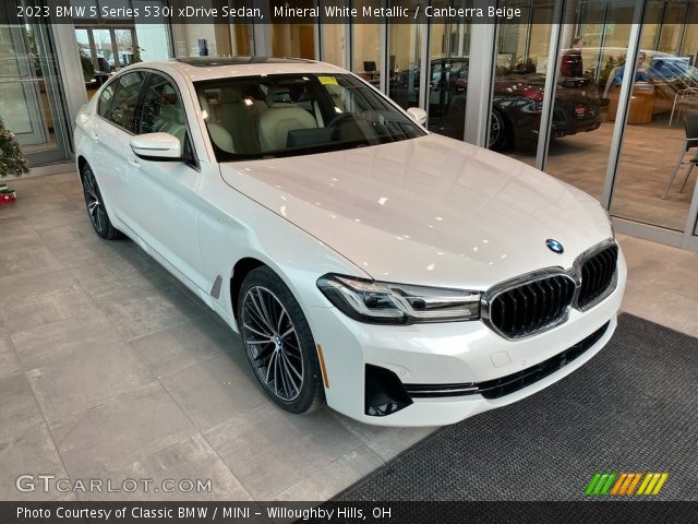 2023 BMW 5 Series 530i xDrive Sedan in Mineral White Metallic