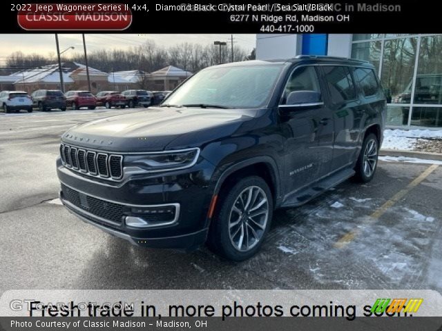 2022 Jeep Wagoneer Series II 4x4 in Diamond Black Crystal Pearl