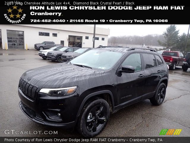 2023 Jeep Cherokee Altitude Lux 4x4 in Diamond Black Crystal Pearl