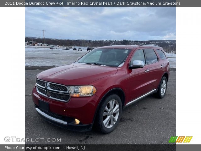 2011 Dodge Durango Crew 4x4 in Inferno Red Crystal Pearl