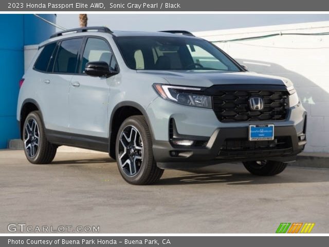 2023 Honda Passport Elite AWD in Sonic Gray Pearl