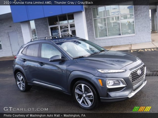 2020 Hyundai Kona Limited AWD in Thunder Gray