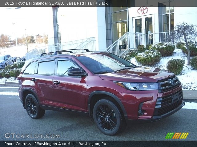 2019 Toyota Highlander SE AWD in Salsa Red Pearl