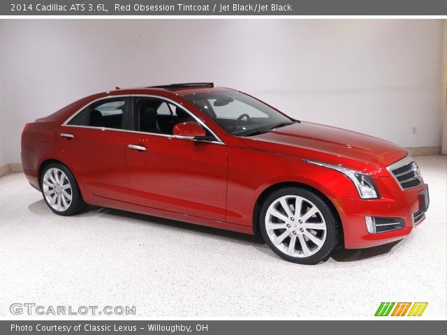 2014 Cadillac ATS 3.6L in Red Obsession Tintcoat