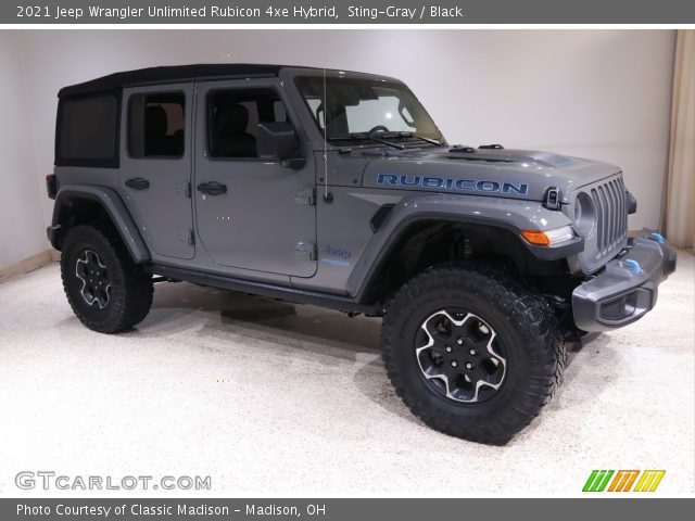 2021 Jeep Wrangler Unlimited Rubicon 4xe Hybrid in Sting-Gray