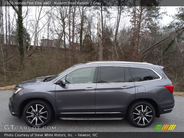 2020 Honda Pilot Elite AWD in Modern Steel Metallic