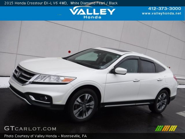 2015 Honda Crosstour EX-L V6 4WD in White Diamond Pearl