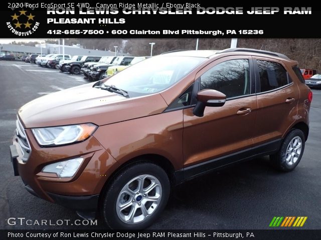 2020 Ford EcoSport SE 4WD in Canyon Ridge Metallic