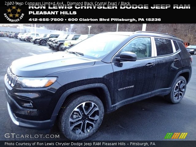 2022 Jeep Compass Limited 4x4 in Diamond Black Crystal Pearl