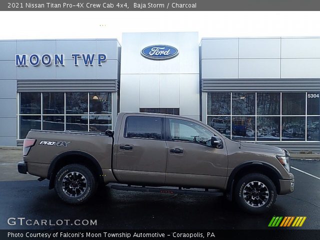 2021 Nissan Titan Pro-4X Crew Cab 4x4 in Baja Storm